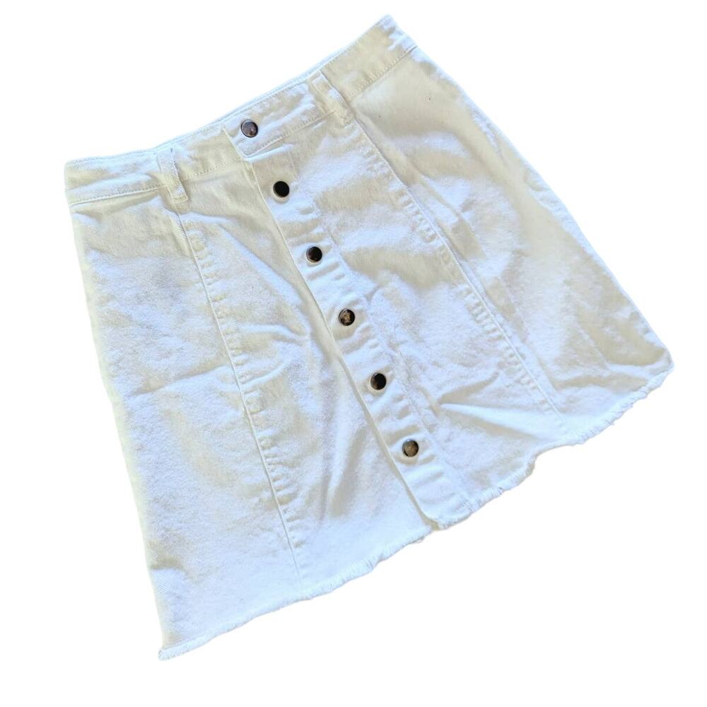 Harper Heritage White Denim Skirt size S